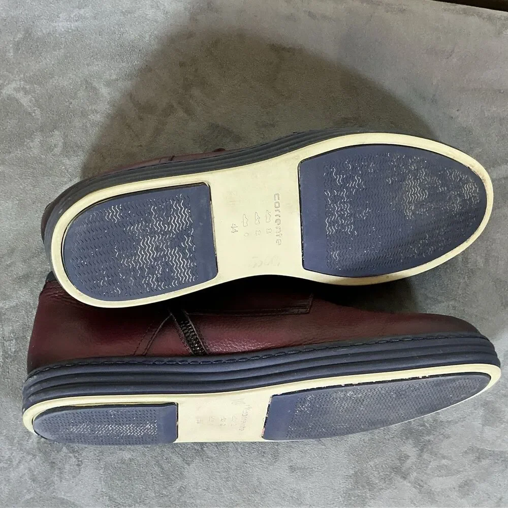 Corrente Pelle Double Monkstrap Sneaker Dress Shoes Men’s 44 11 M Medallion Toe